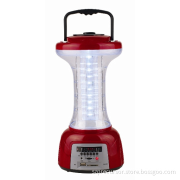 Rechargeable Emergency LED Lantern with USB Radio (869U)
